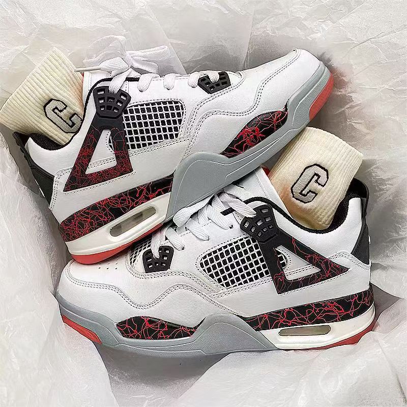 Zapatos de cojín de aire, zapatos de nicho de hombre, zapatos de moda de primavera, zapatos de baloncesto amarillos de suela gruesa