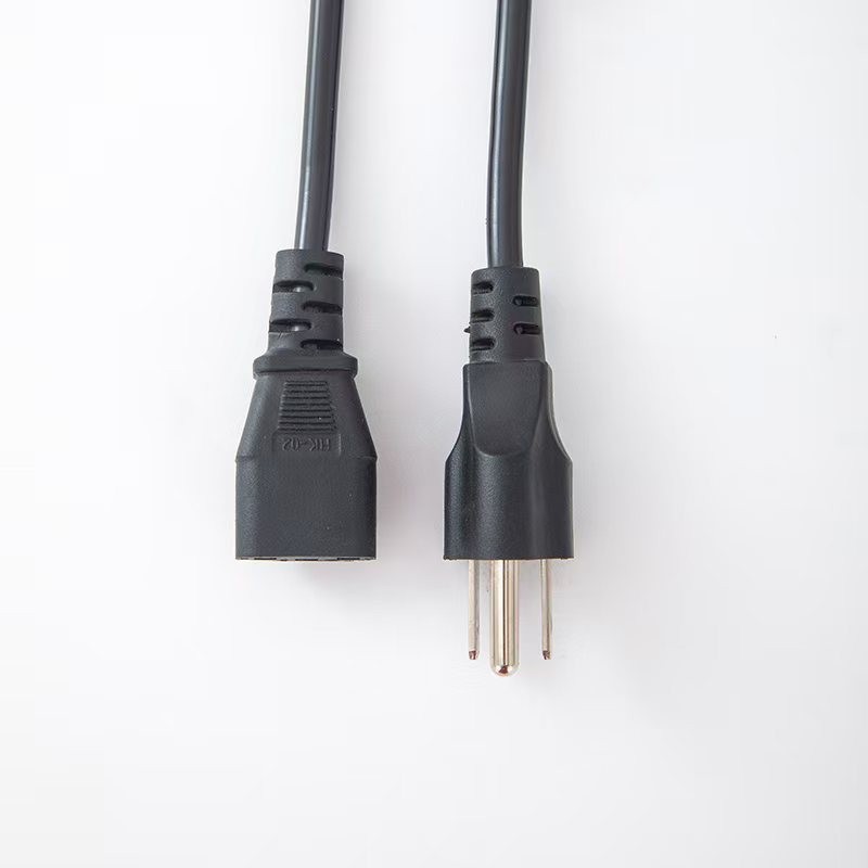 Adaptador estándar americano Cable de alimentación estándar americano Cable de CA Cable de interruptor de enchufe estándar americano Cable de extensión de instrumento eléctrico