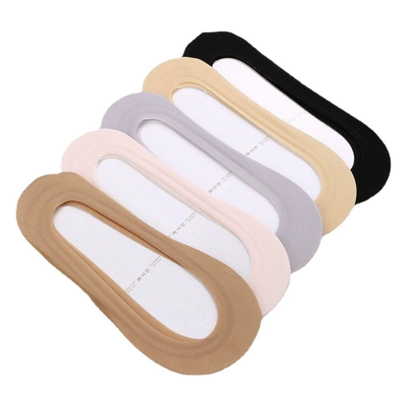 Мелкие носки-лодки бесшовные Невидимые носки-лодки Нескользящие хлопковые нижние мелкие носки Ледяные шелковые носки-лодки поколение волос