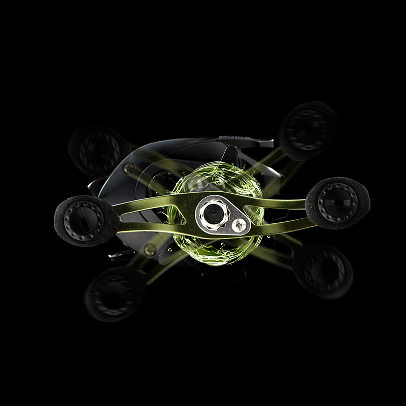 Navion nuevo ATD metal universal rueda de gota de agua anti-agua de mar tipo tambor Luya rebordear negro largo tiro rueda de pescado