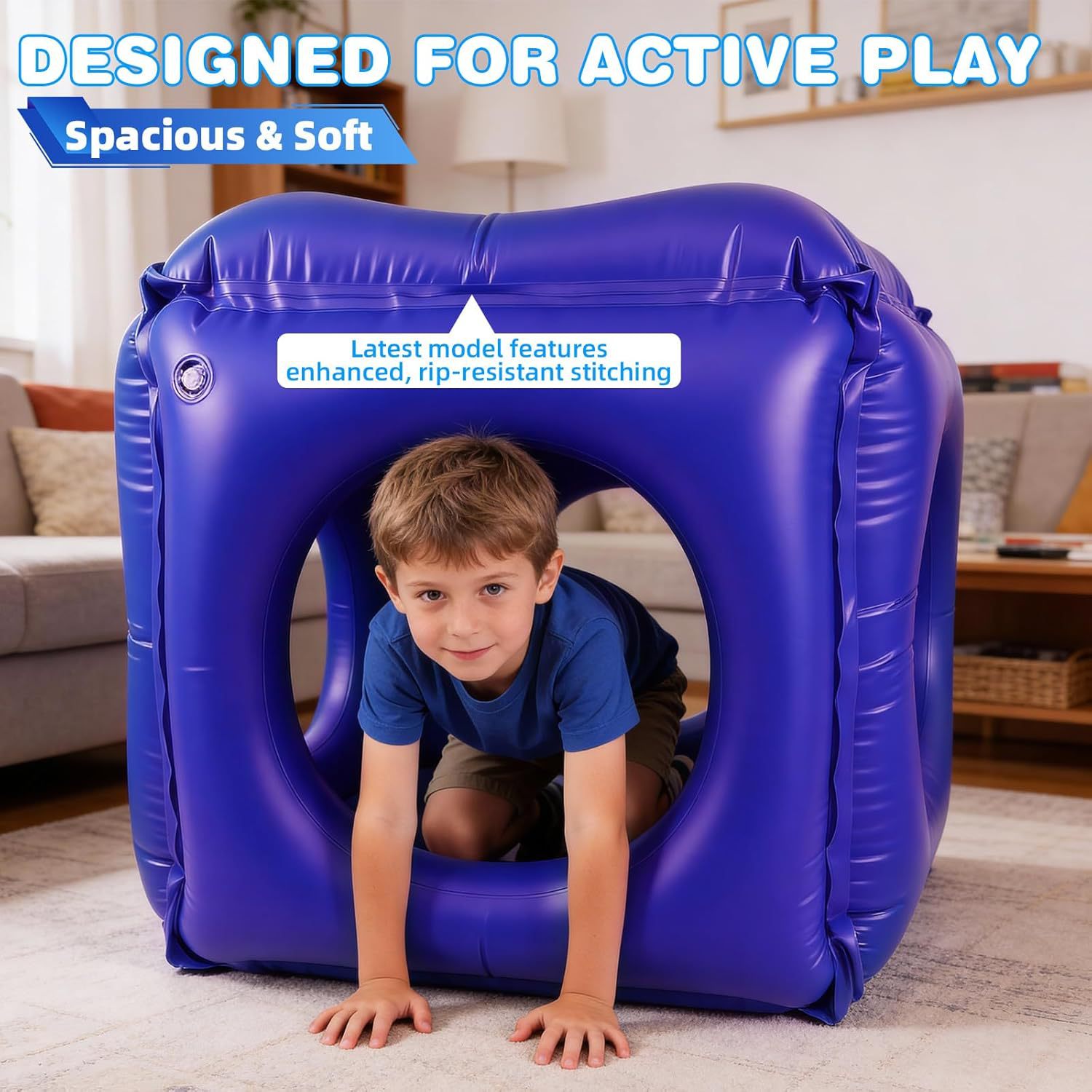 PVC Children's Drill Box Sensory Hug Box 2026 Vestibular Toy. The hug box helps with sensory integration development.