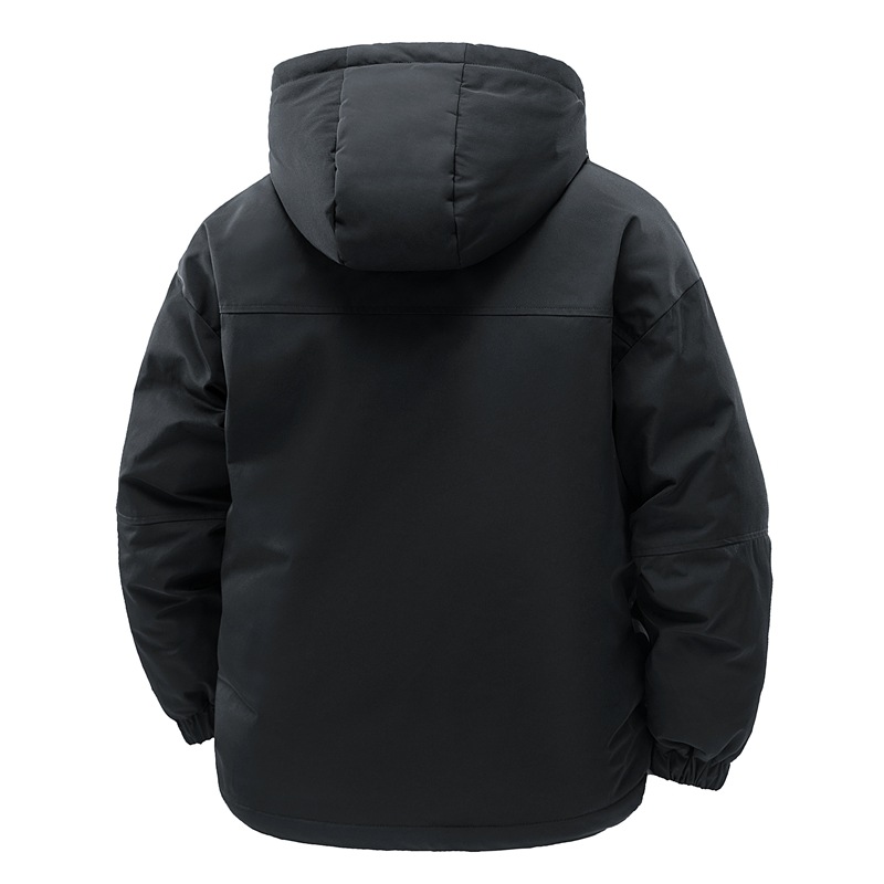 Cotton winter new fashion brand American workwear windproof outdoor loose thick hooded cotton jacket men's coat_voghion.com
