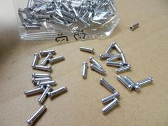 Bicycle gear shift line cap, aluminum core line cap, mountain bike road shift/brake line end cap, wire sealing head