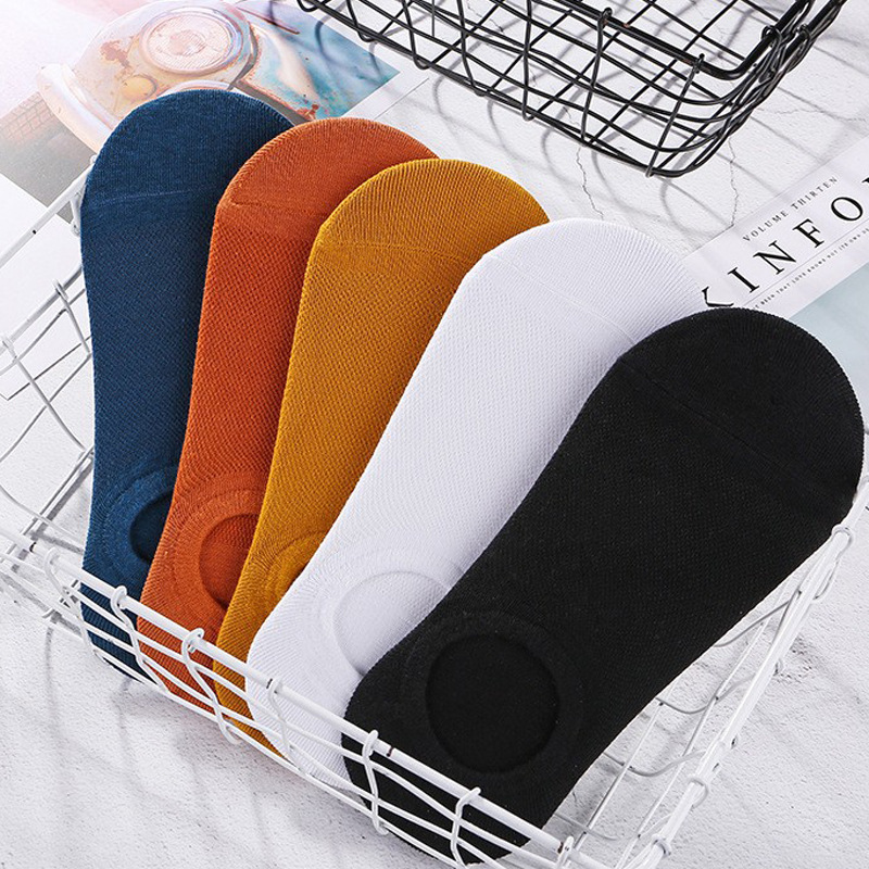 Summer Men's Low-Cut Solid Color Versatile No-Show Socks, Thin Breathable Sweat-Absorbent Short Socks Manufacturer Summer Men's Low-Cut Solid Color Versatile No-Show Socks, Thin Breathable Sweat-Absorbent Short Socks Manufacturer