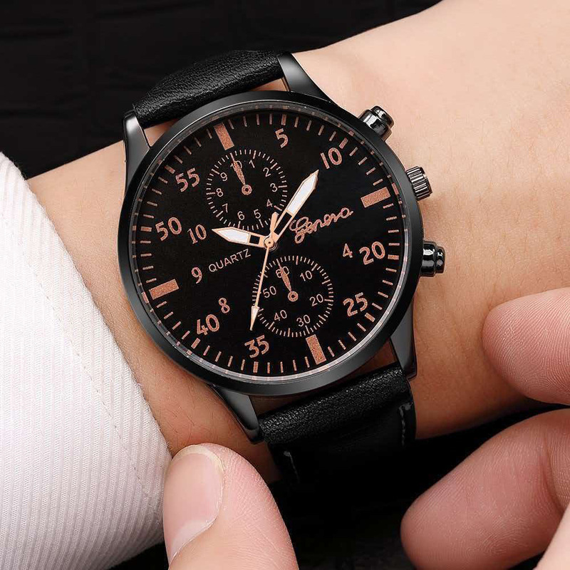 Aliexpress Geneva New Men's Watch Men's Watch Foreign Trade Hot Selling Cheap Watch Manufacturer Ready Stock Aliexpress Geneva New Men's Watch Men's Watch Foreign Trade Hot Selling Cheap Watch Manufacturer Ready Stock