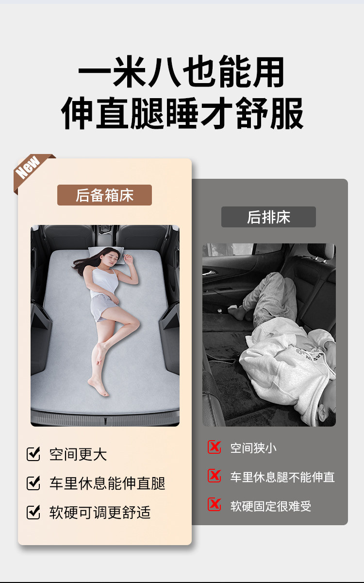 Suitable for Honda Crv Trunk Mattress, Special Car Inflatable Bed Sleeping Pad, Sleeping Gadget, Rear Seat Single Bed