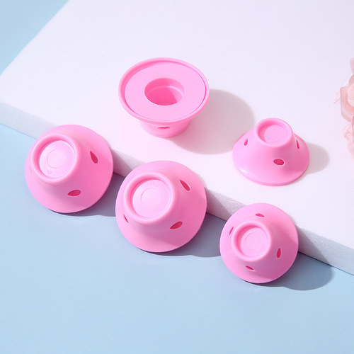 Factory-supplied air bangs curlers, mushroom-shaped hair rollers, lazy-person sleep bell curlers, hair curling tubes, silicone hair curlers.
