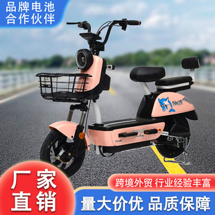 廠家供應跨境批發 二輪電動車 男女通用三檔變速電動自行車