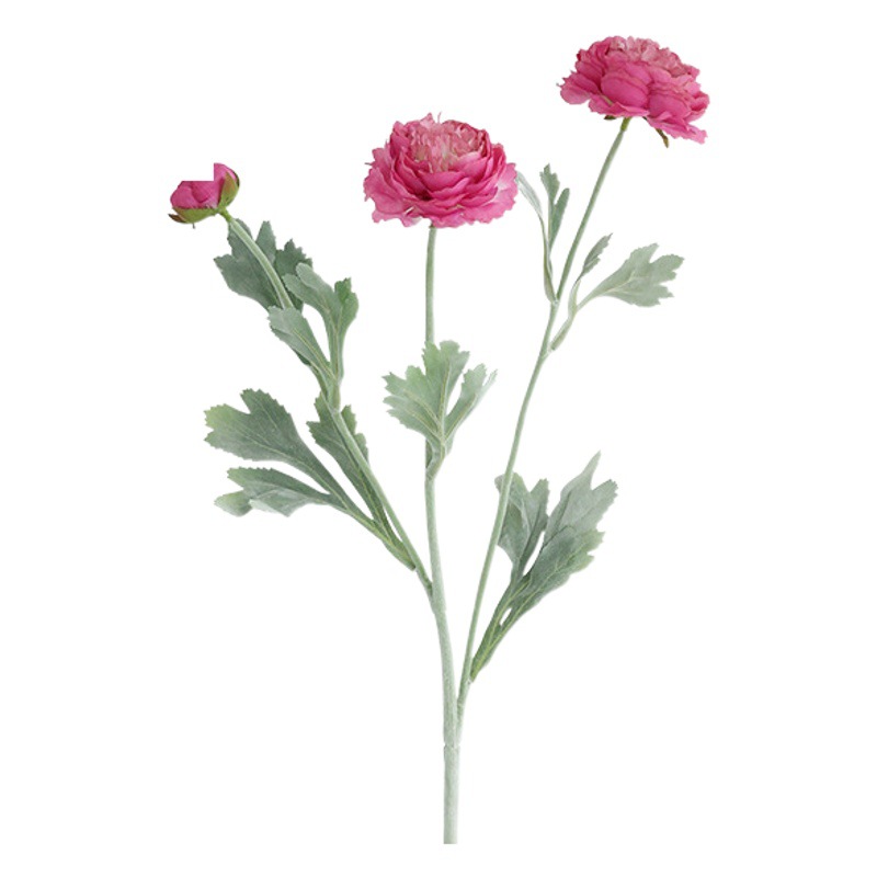 De gama alta de peonía extranjera flor artificial flocado 3-cabeza Rocío Lotus decoración del hogar flor falsa transmisión en vivo flor artificial al por mayor