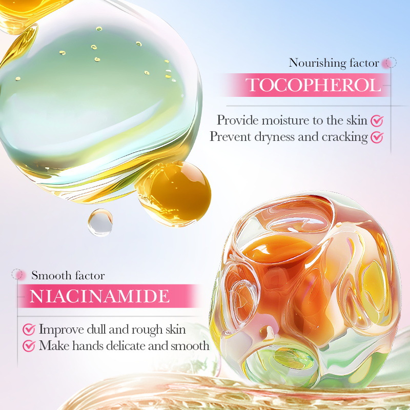 Inglés completo SADOER Cherry blossom humectante suave crema de manos para el otoño y el invierno crema de manos hidratante anti-seco image 3