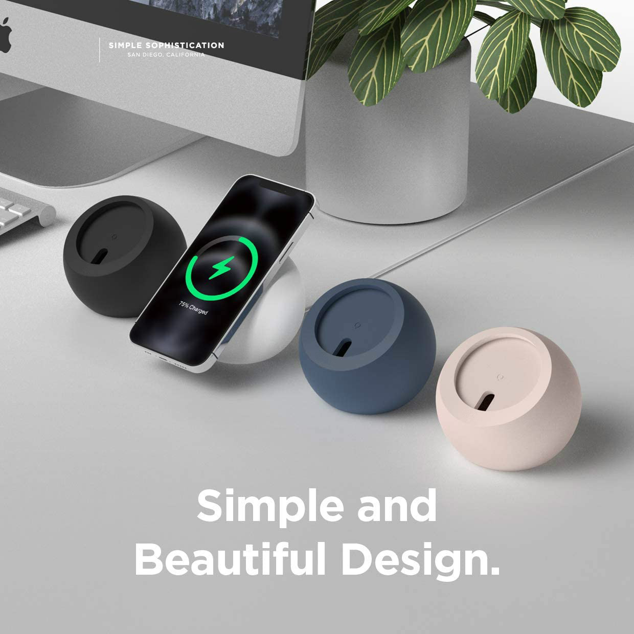 Wireless Charger Silicone Bracket For  12 Mobile Phone Magnetic Suction Wireless Charger Electric Mobile Phone Stand Desktop Charging Base display picture 1