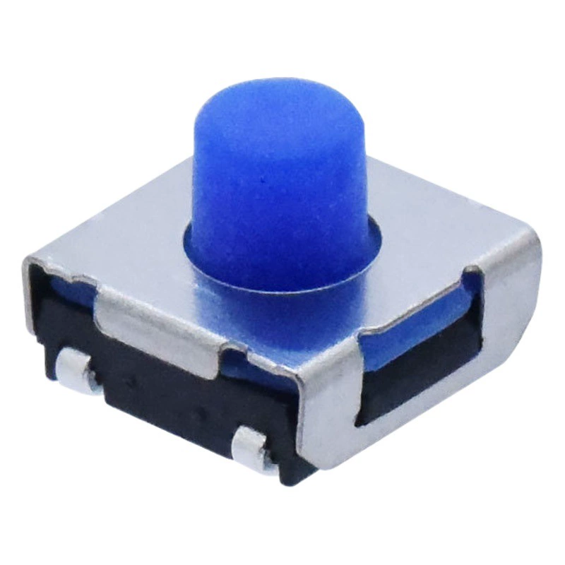 6*6*5 синий силиконовый пластырь с плоской ножкой сенсорный кнопочный переключатель 6,2*6,2*2,6/3,4/4,6/5,2