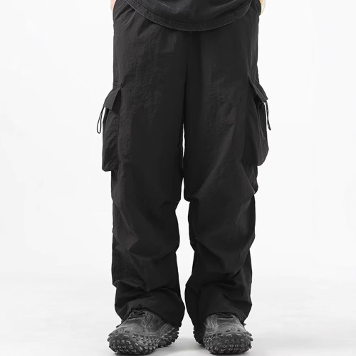 Fall American Retro Multi-Pocket Work Pants Loose Improved Military Pants for Men and Women Unisex Street Fashion Long Pants