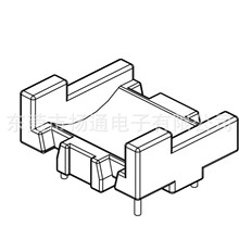 ET24变压器骨架ET25底座 bobbin2+2针  2406-1
