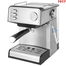 奶泡机打奶泡欧规复古带表跨境家用小型意式浓缩半自动蒸汽咖啡机