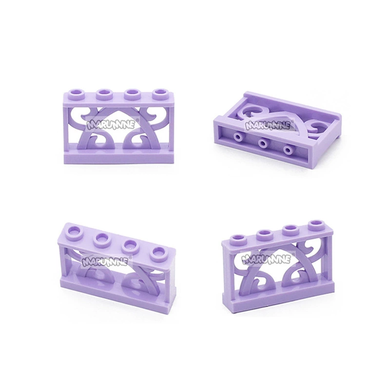 domestic small particle building blocks совместимы с универсальными запчастями 19121 1x4x2 вырезанные полые перила 0.1KG
