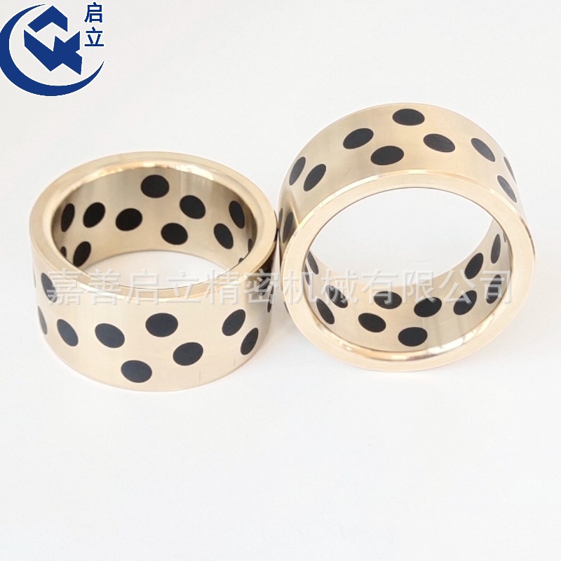 OFK01-d20-L35石墨铜套自润滑滑动轴承铜合金高力黄铜石墨导套