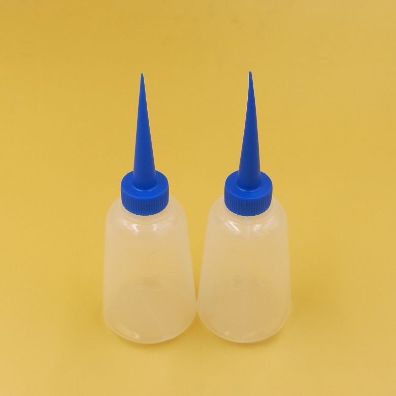 蓝咀150ml耐酸碱缝纫机油壶 塑胶加油壶 塑料瓶尖嘴注油壶