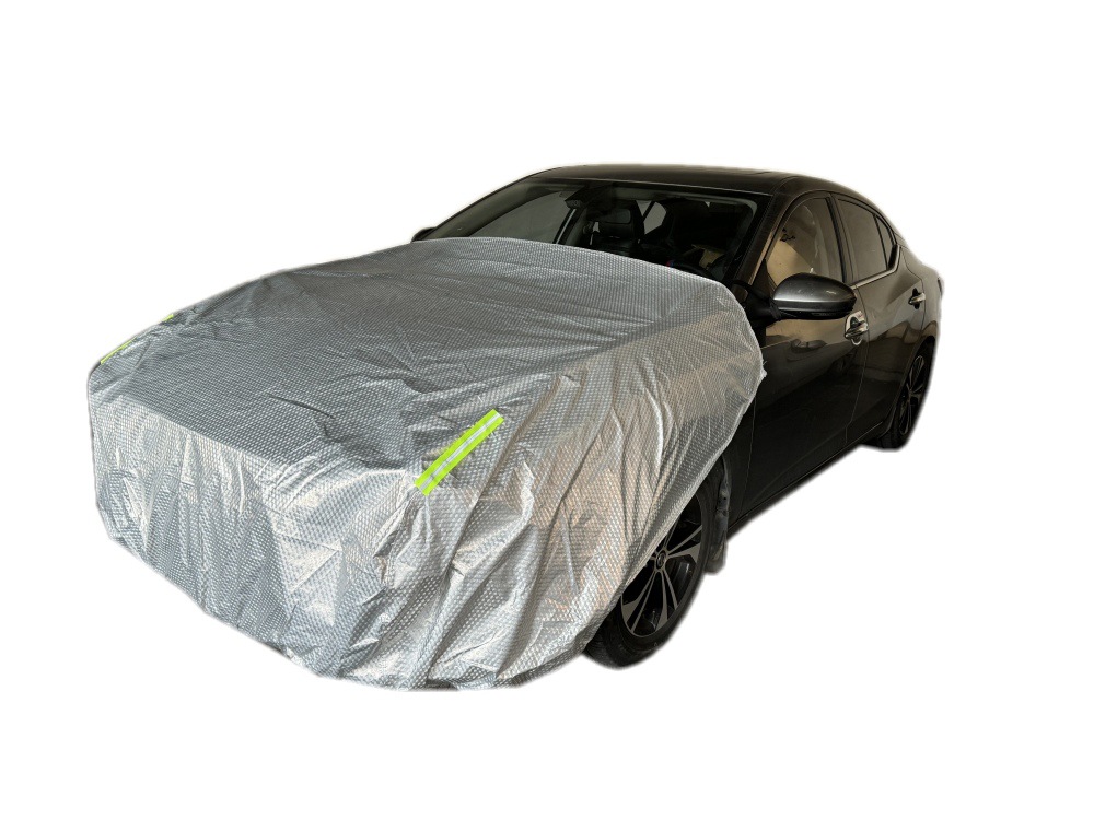 格子铝膜空白车头罩