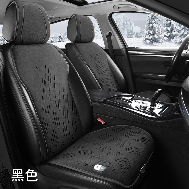 Qìchē – Heated Car Multi-function pad - r02-black-driver-and-passenger-seat