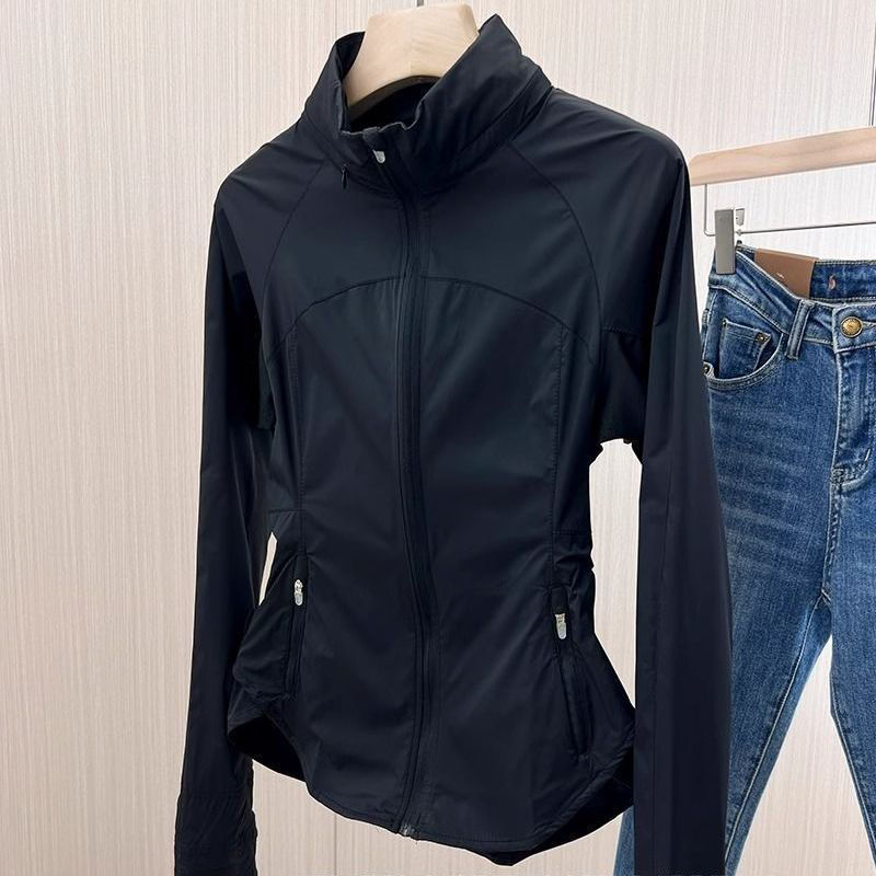 Women's Lightweight Sun Protection Jacket With Full Zip And Pockets_voghion.com