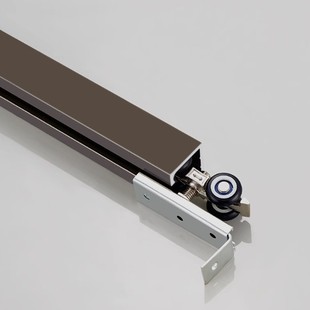 Sliding Door Floor Pulley Hanging Rail Solid Wood Glass Door Sliding Door Slide Rail Hanging Foldableing Door Hanging Wheel Slide Rail Guide Rail