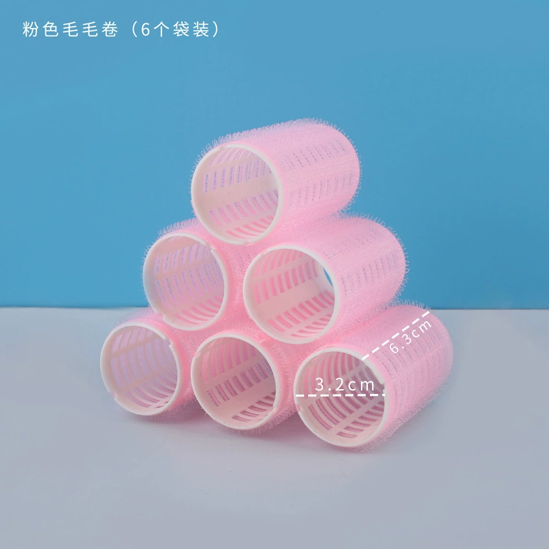 Curly self-adhesive harmless bangs for head top, adds volume