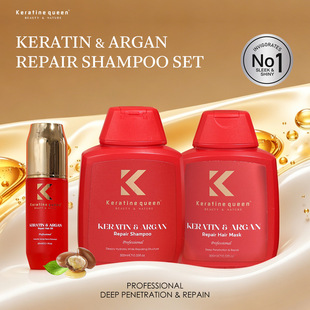 Keratin&Argan Repair Shampoo�羳�������ʽǵ���ϴ�lˮ���b���l