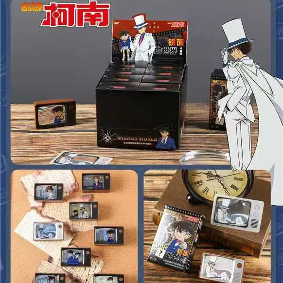 Коллекционная медаль Detective Conan серия ретро музыка снежная тень радуга свет зеркало фантом трюк холодильник магнит папады