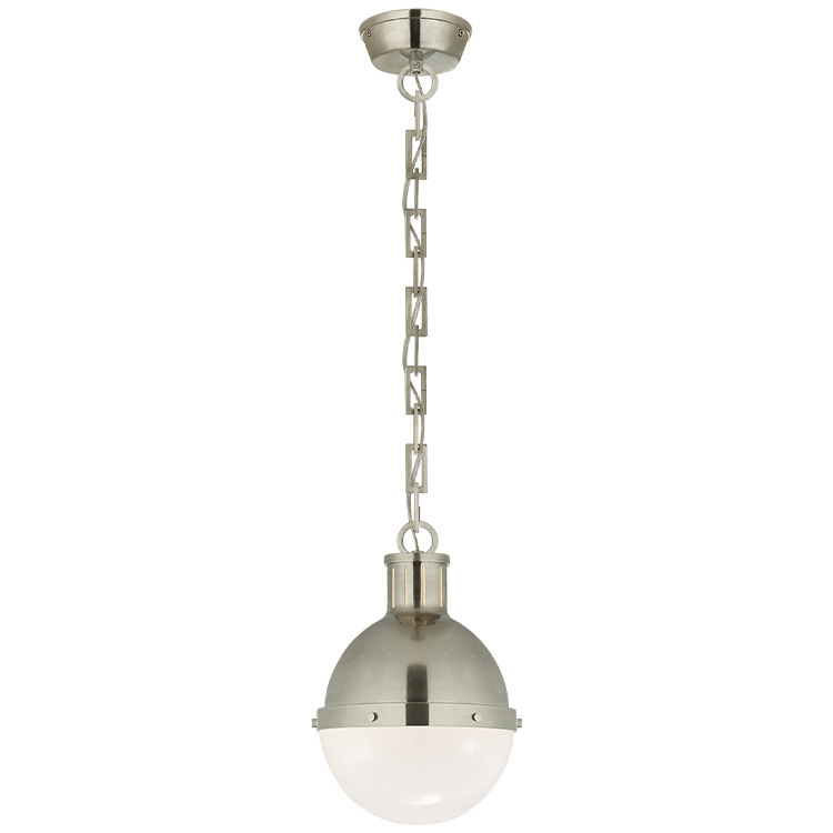 Nordic post-modern copper single-head chandelier simple bedside bedroom hallway aisle restaurant personalized creative bar lamp