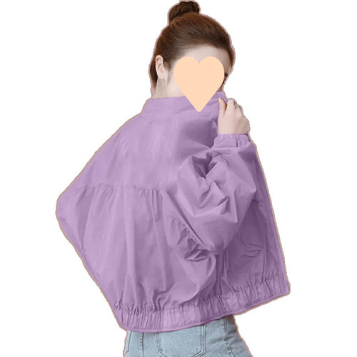 Short-Sleeve Women's Sun Shirt 2025 Summer Petite Korean Style Versatile Casual Outdoor UV Short Jacket