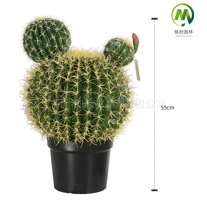 Decoración de paisajismo de plantas falsas en el desierto tropical image 37