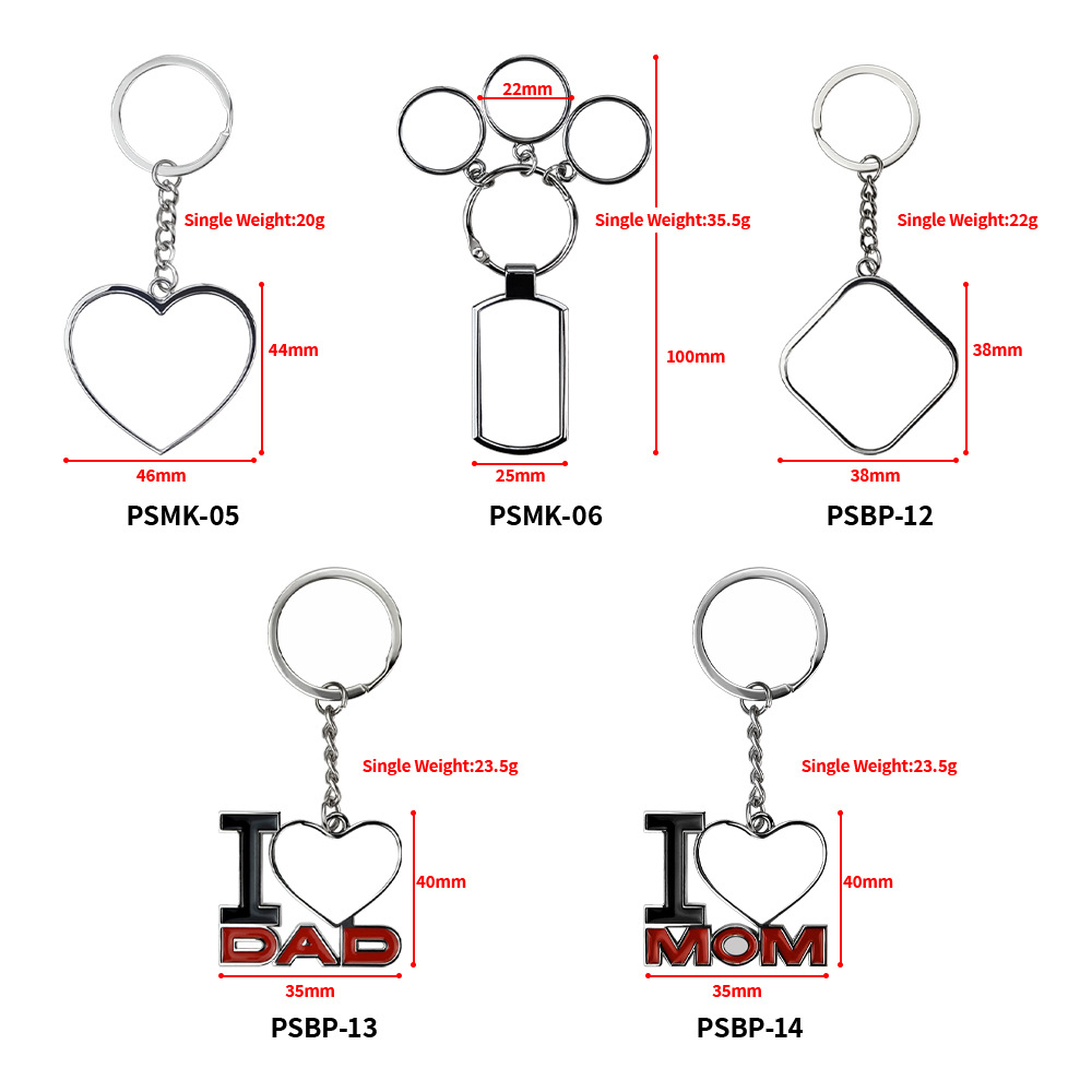 Fábrica directa creativa llavero material colgante al por mayor