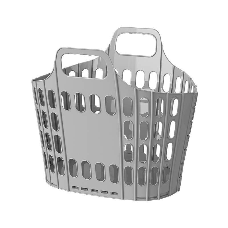 Cesta de ropa sucia plegable para el hogar baño de gran capacidad artefacto de ropa red baño de ropa sucia cesta de almacenamiento de ropa sucia
