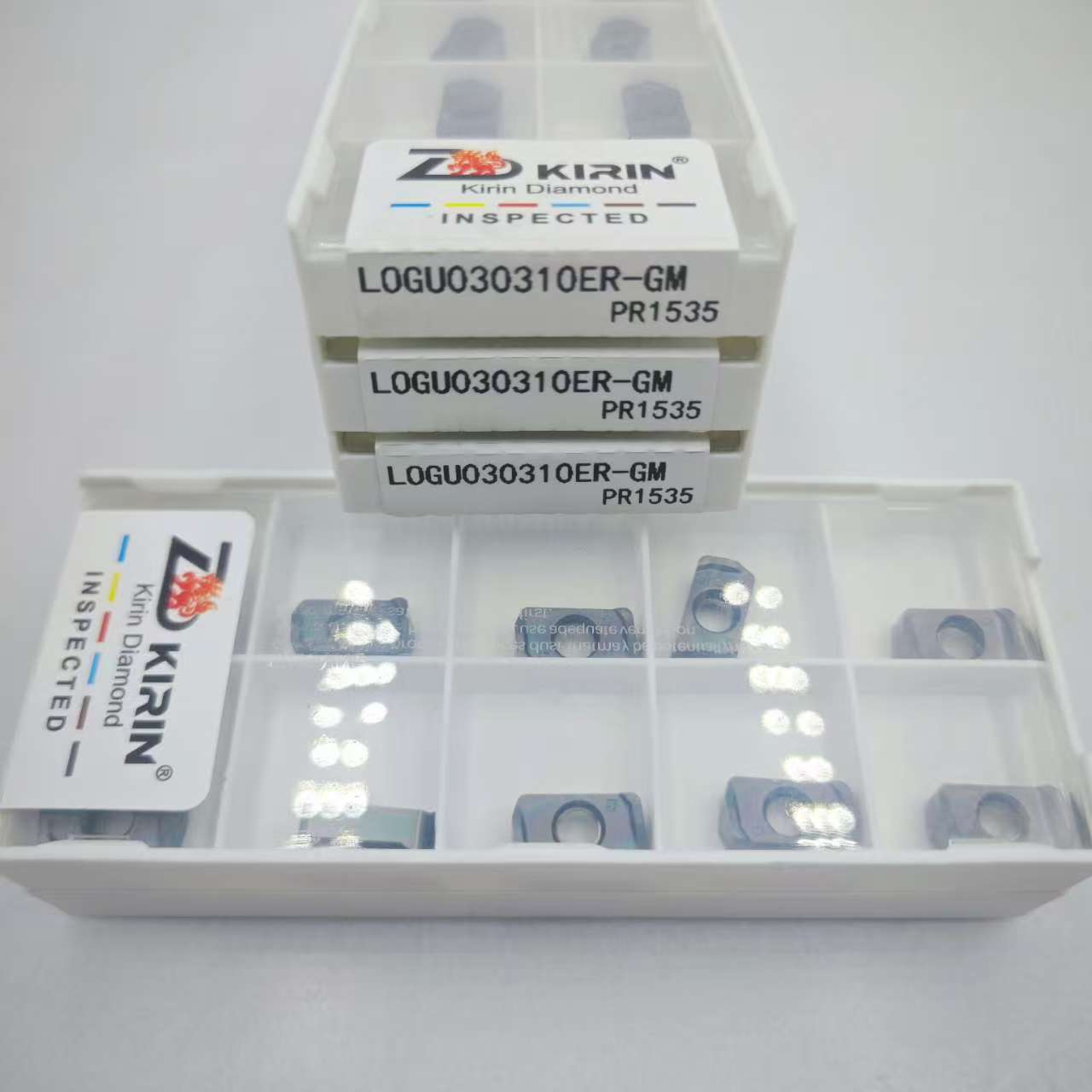 LOGU030310ER-GM 高转速 快进给 铣刀片不锈钢 钛合金专用 PR1535