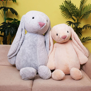 Cross-border new shy rabbit doll super cute rabbit doll super soft shy rabbit doll plush toy wholesale