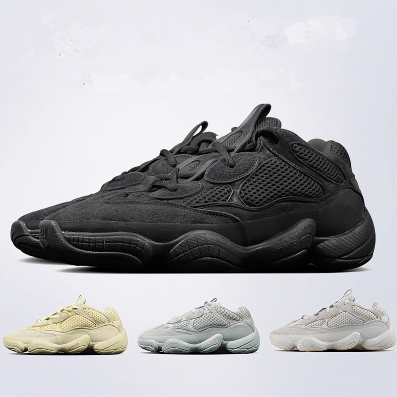 Putian Shoes Coconut yeezy500 Bone White and Black Samurai Earth Grey Sea Salt Men's and Women's Torre Shoes plus size Running Shoes