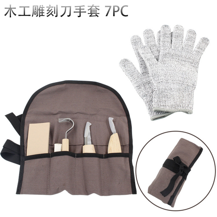 Carved carpentry, gloves, for import, handmade