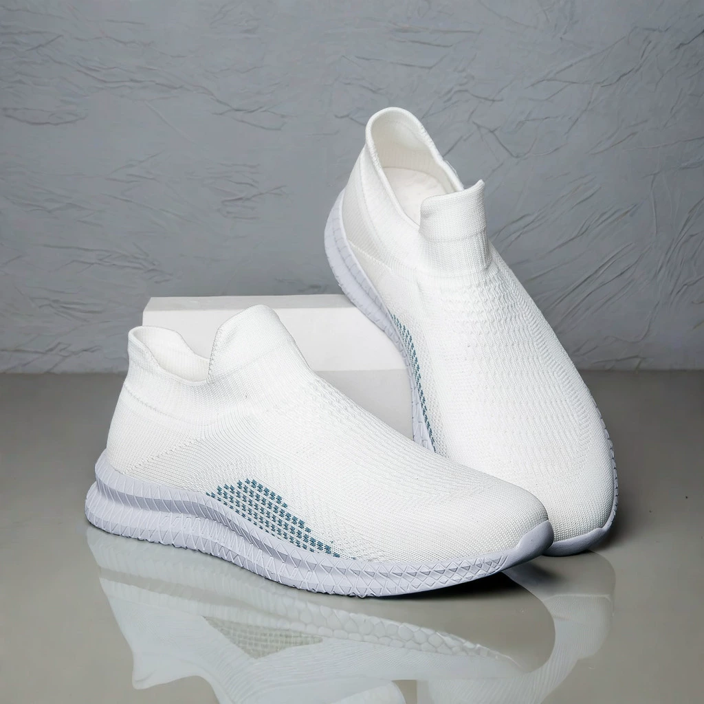 2025 кроссовки больших размеров с технологией Fly Knit, повседневная обувь, кроссовки для бега, верхняя одежда, модные мужские спортивные кроссовки