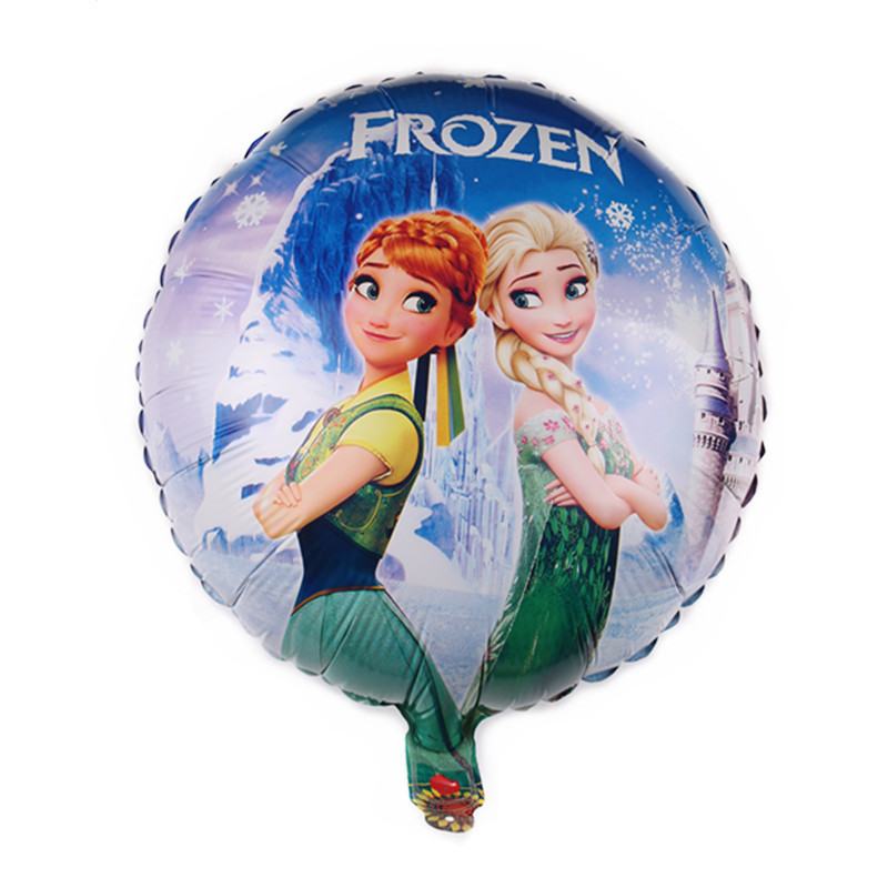 Round cartoon children's balloon heart shaped
