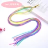 Colorful gradient rope 1mm (8 outfit) with cards with card
