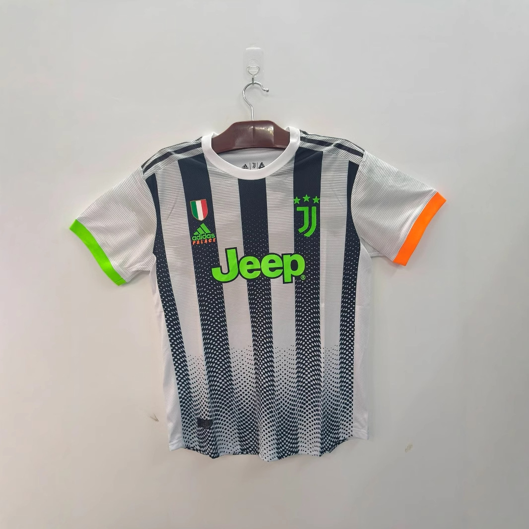 Moda de comercio exterior impresión 3D 19-20 Juventus edición especial deportes deportes malla suelta transpirable manga corta cuello redondo camiseta