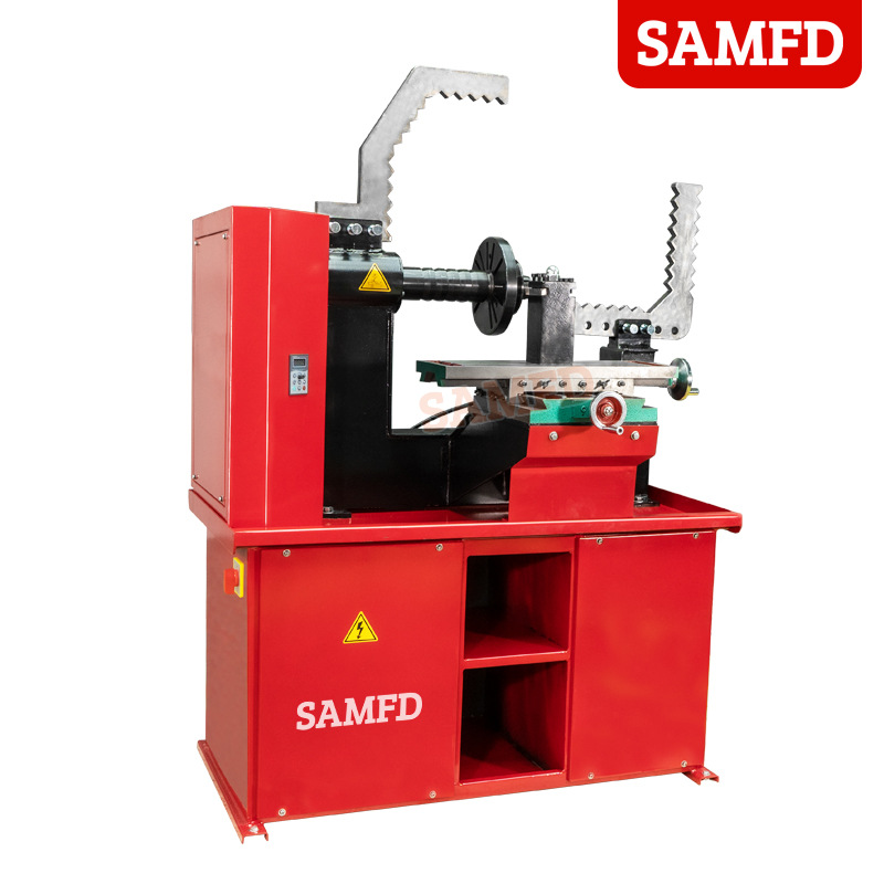 Máquina de reparación de cubo de rueda de coche que forma la máquina de reparación de anillo de acero de aleación de aluminio neumático Bell fuera de círculo deformación máquina de corrección de cubo de rueda