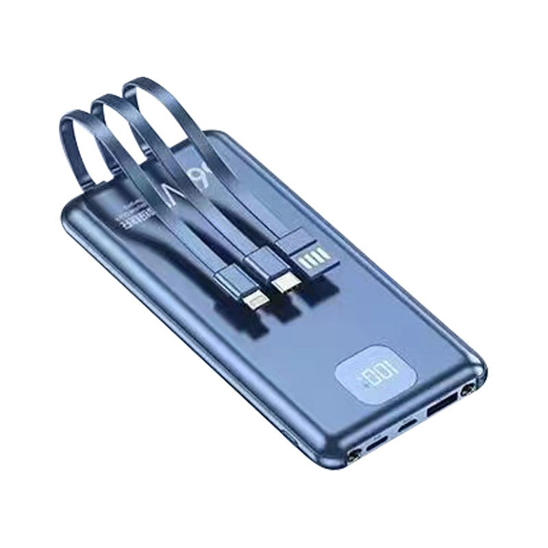 10000 mAh al aire libre pequeña fuente de alimentación portátil portátil multi-U puerto de carga de carga digital de gran capacidad