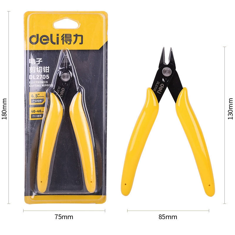 Делитые/??? Выражение: Однако следует перевести: Tool electronic cutting pliers water port pliers 4.5-inch mini pliers trimming and burr cutting line DL2705