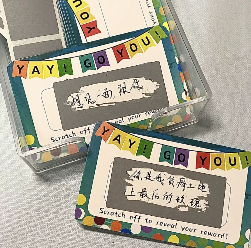 Творческий DIY скретч-карты фильм день рождения праздник открытки маленькая пара учитель начальной школы награда скретч-карты