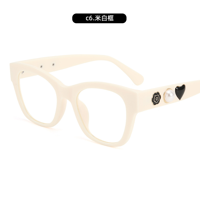 Nuevo estilo Xiaoxiangjia retro marco de gafas con estampado de leopardo anti-luz azul sin maquillaje gafas inteligentes que cambian de color Net Red para mujer