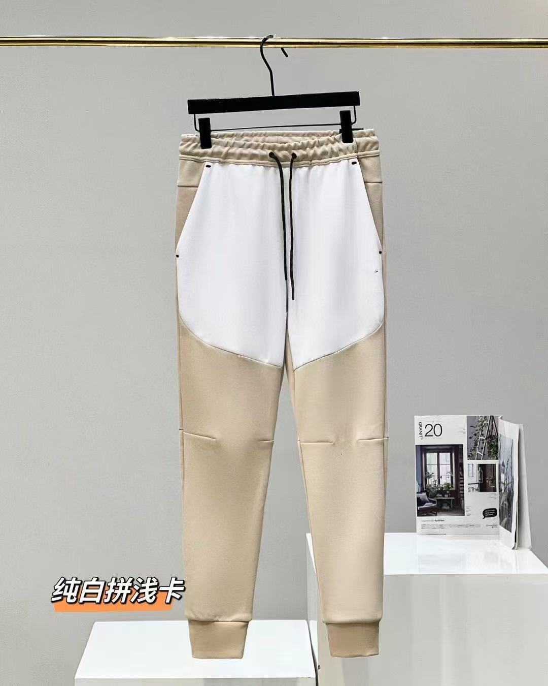 Camiseta con cremallera encapuchada transfronteriza para hombres primavera y otoño nueva chaqueta casual de ropa deportiva, pantalones de pies pequeños, dos piezas