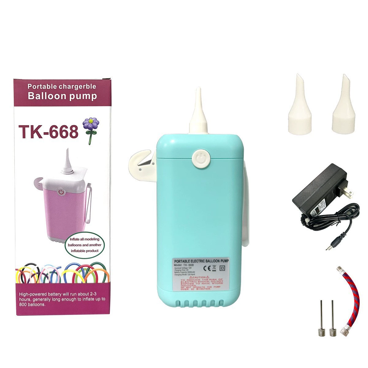 Balloon, magic handheld air pump to go out