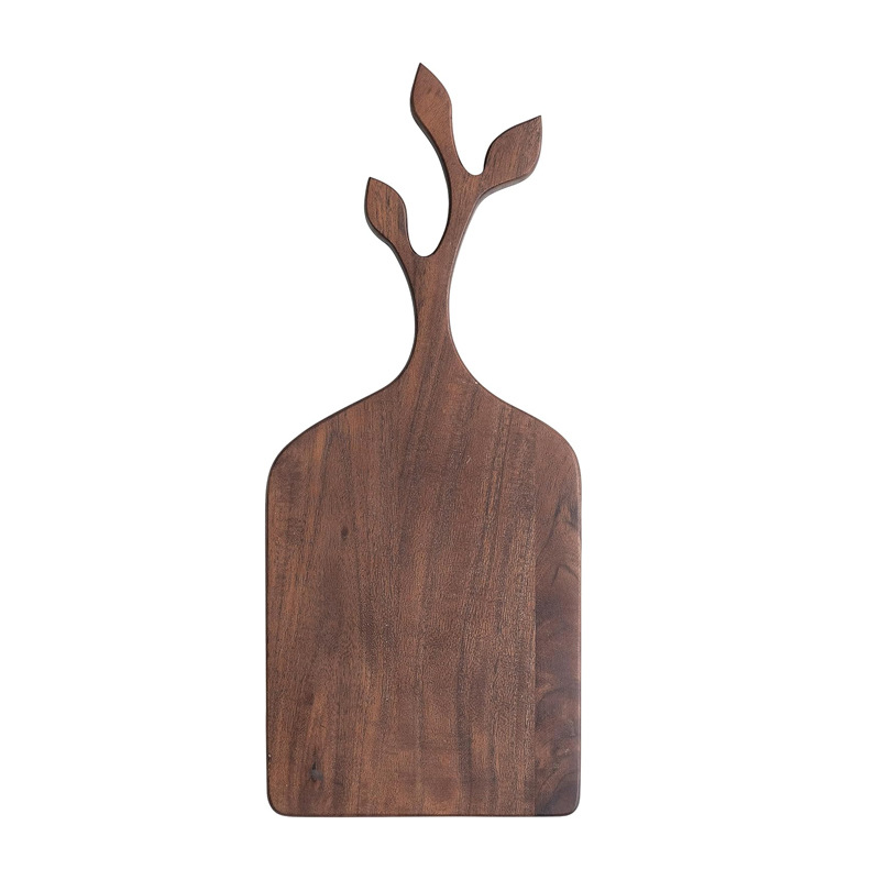 Junta de corte de madera creativa tablero multifuncional tablero de corte de verduras tablero de servicio de restaurante casero bandeja de carne pizza fruta de madera